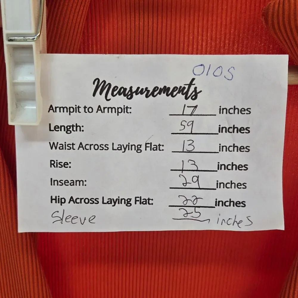 PrettyGarden Small Orange Longsleeve Mockneck Jumpsuit [0105] - Picture 5 of 9